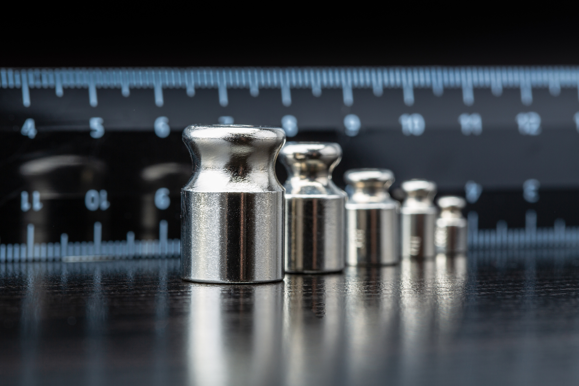 Calibration weight selections